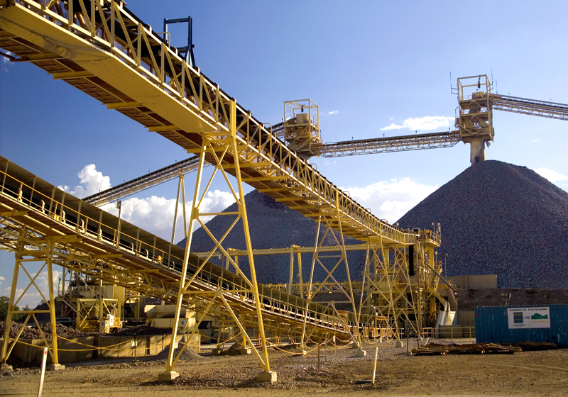 Steel used in mining